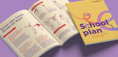 Een schoolvisieplan dat richting geeft aan onderwijs en organisatie